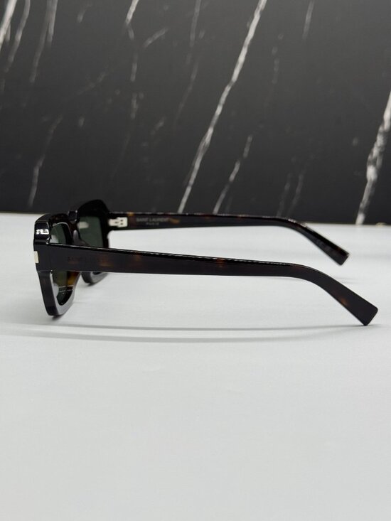 NEW SAINT LAURENT SL611 002 SUNGLASSES HAVANA UNISEX EYEWEAR main image 4